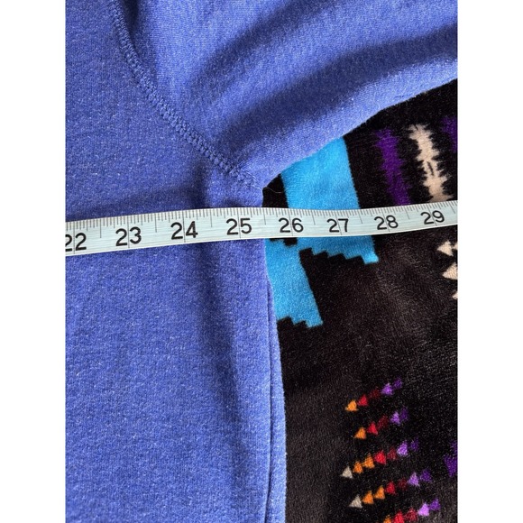 Old Navy Blue/White Zip Up Hoodie Size 2XL Logo Pockets - Picture 5 of 7